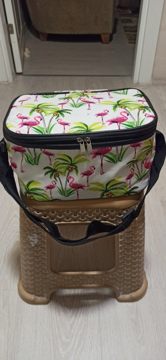 Flamingo Desenli Termos Çanta - Görsel 3