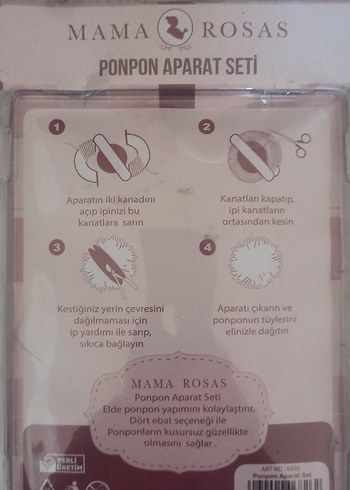 Mama Rosas Ponpon Aparat Seti - Görsel 3