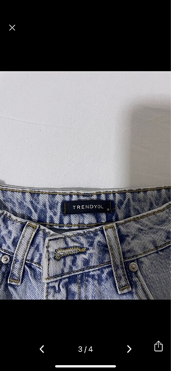 xs Beden trendyol şort