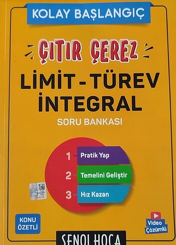 Çıtır çerez limit türev integral soru bankasi 