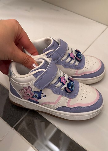 Kız Çocuk Mor Cırtlı Spor Ayakkabı - Görsel 2