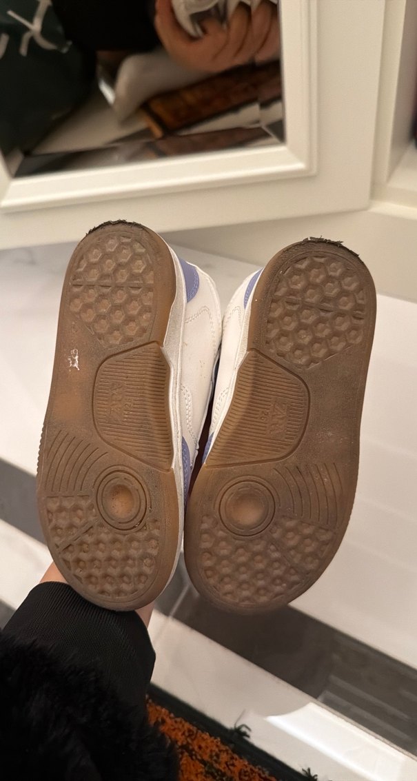 Kız Çocuk Mor Cırtlı Spor Ayakkabı - Görsel 4