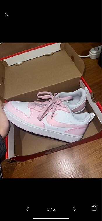 39 Beden nike pembe ayakkabı
