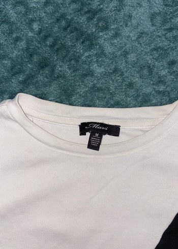 Pamuklu Siyah Beyaz Uzun Kollu - Görsel 2