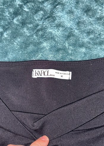 Siyah Kadın Midi Tayt - Sokak Stili - Görsel 3