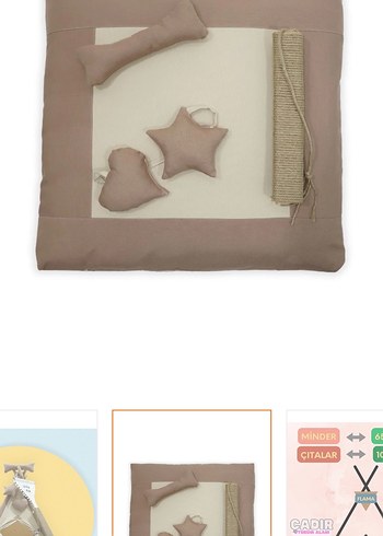 Pastel Kahverengi Kedi Çadırı - Görsel 2