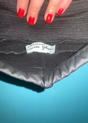 Deri Görünümlü Siyah Kadın Tayt - Görsel 3