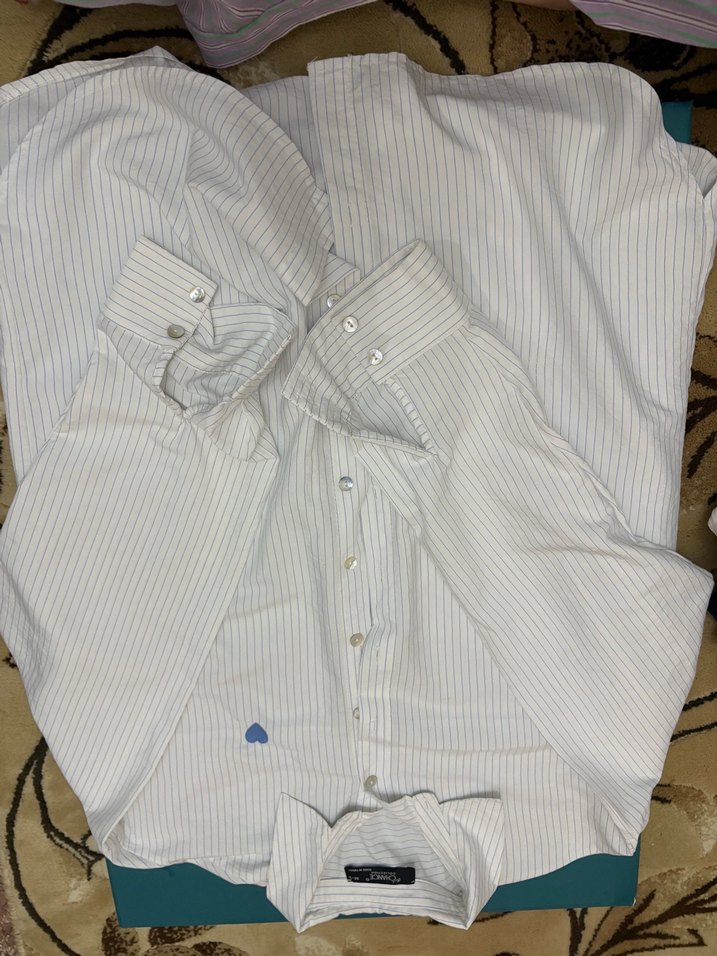 Mavi çizgili gömlek - Görsel 2