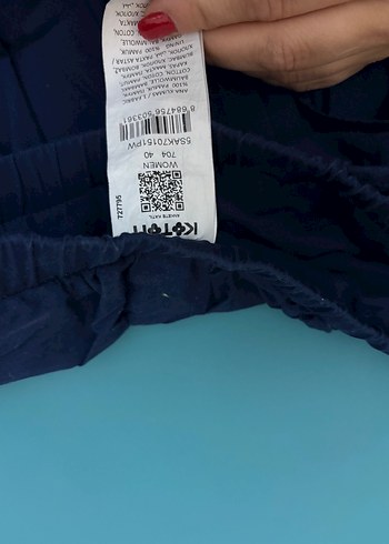 Lacivert balon Etek - Görsel 3