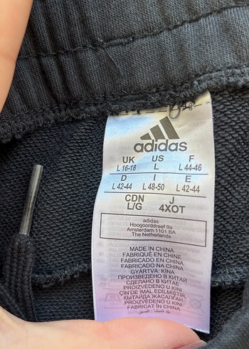 l Beden Siyah Adidas Kadın Eşofman Altı orijinal