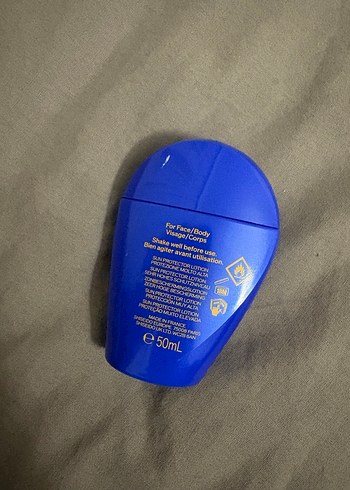 Shiseido SPF 50+ Güneş Koruyucu Losyon - Görsel 3
