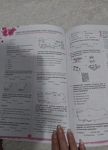 Beden Renk Coğrafya test kitabı/fasikülü