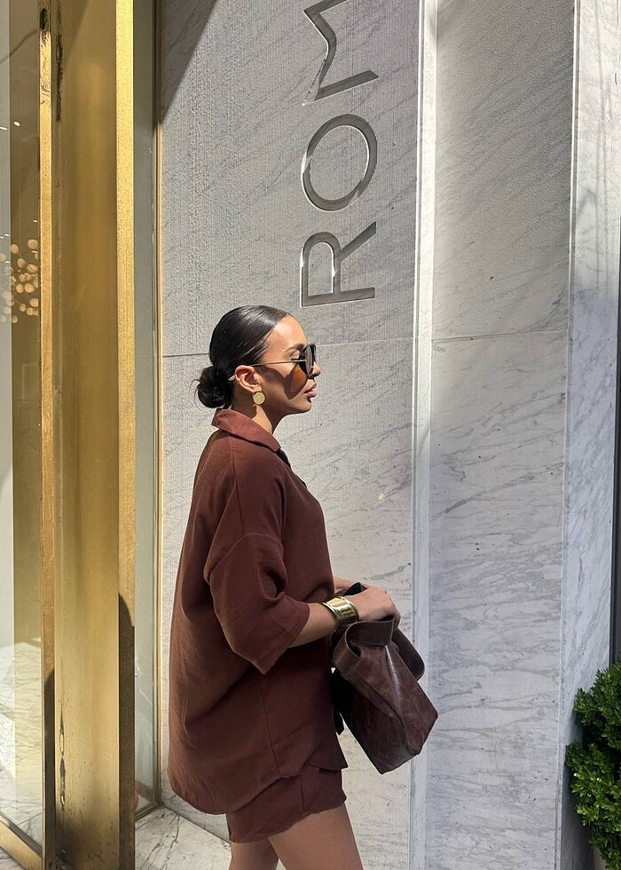 İkili keten takım - Görsel 2