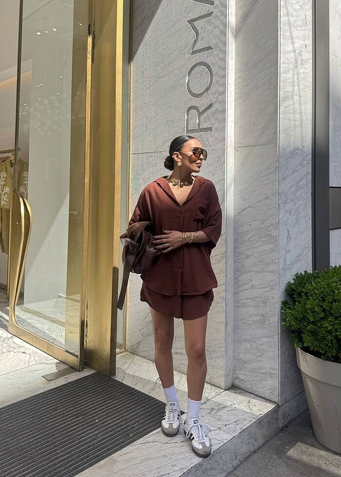 İkili keten takım - Görsel 3