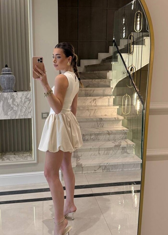 Volanlı elbise - Görsel 2