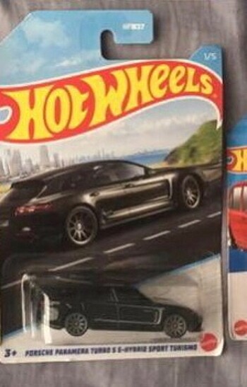 Hotwheels araba uzun kart Porche