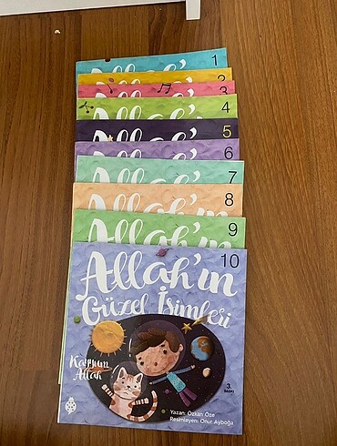 Allah?ın güzel isimleri 10lu kitap serisi