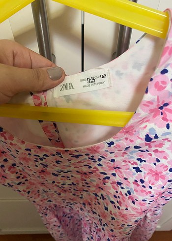 Zara Pembe Kız Çocuk Kolsuz Zara Elbise