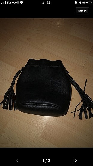 H&M SİYAH ÇANTA