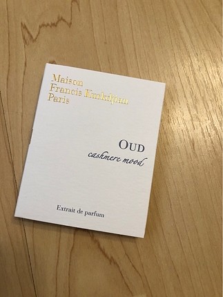 Mfk oud cashmere mood parfüm