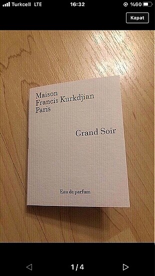 Mfk grand soir parfüm