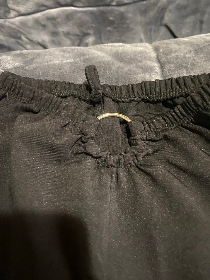 Kadın Siyah Geniş Paça Pantolon - Görsel 3