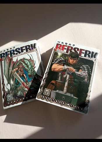 Berserk Manga Cilt 1 ve 3