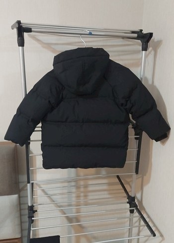 zara siyah Kapüşonlu Erkek Çocuk Mont - Görsel 5