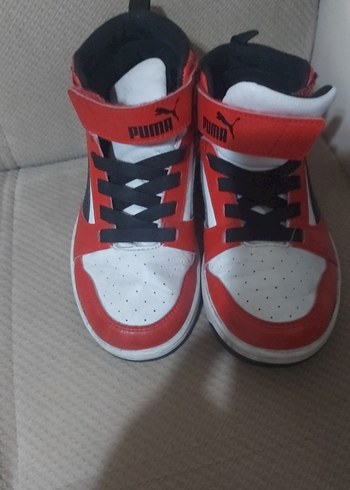 Kırmızı Baskılı Erkek Çocuk Spor Ayakkabı - Görsel 2