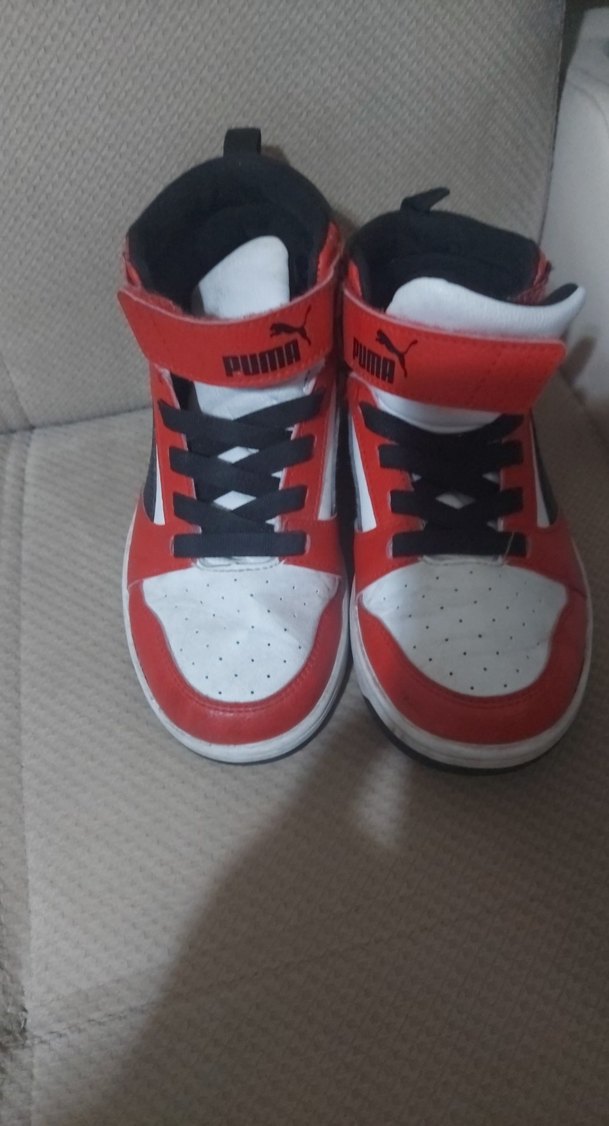 Kırmızı Baskılı Erkek Çocuk Spor Ayakkabı - Görsel 2