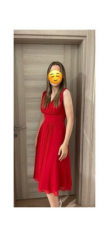 Diğer Kırmızı abiye elbise