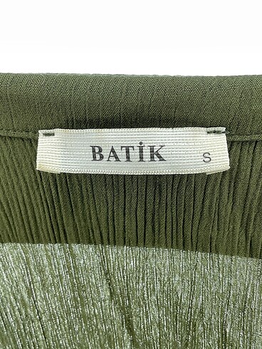 s Beden haki Renk Batik Uzun Elbise %70 İndirimli.