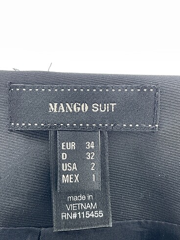 34 Beden siyah Renk Mango Midi Etek %70 İndirimli.
