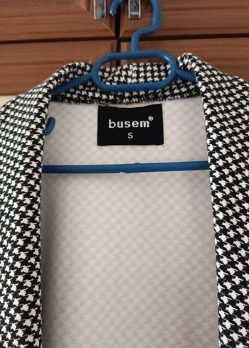 Gri siyah Midi Kadın  Ceket - Görsel 2