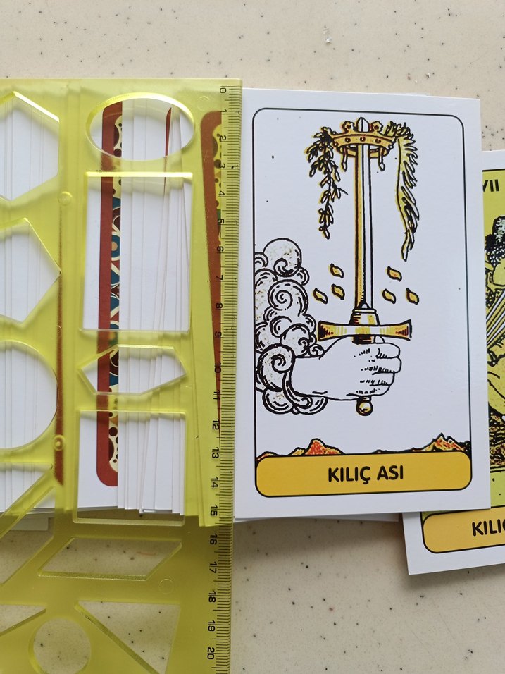 büyük boy tarot kartları - Görsel 3