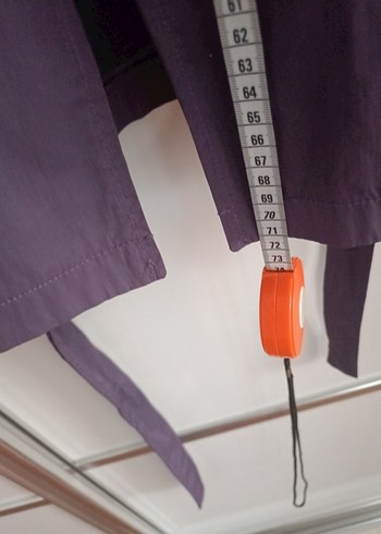 limon company marka Mor Kuşaklı  Kadın Trençkot - Görsel 7