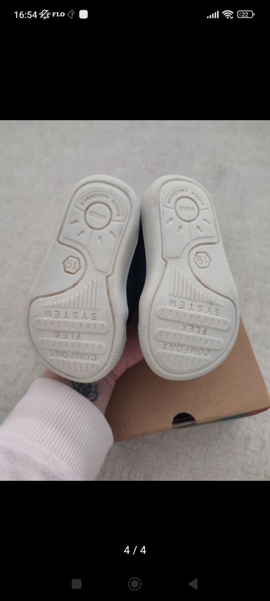 Vicco Erkek Bebek İlk Adım Ayakkabısı Mavi - Görsel 4