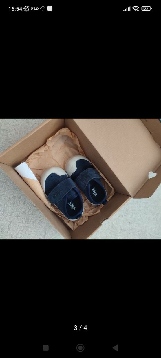 Vicco Erkek Bebek İlk Adım Ayakkabısı Mavi - Görsel 3