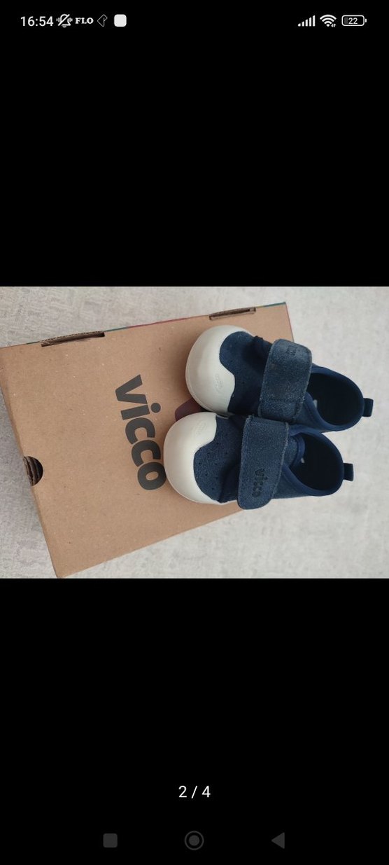 Vicco Erkek Bebek İlk Adım Ayakkabısı Mavi - Görsel 2