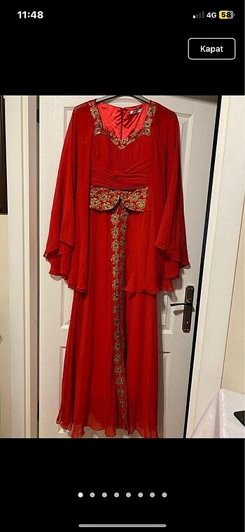 kına elbisesi bindallı kınalık kaftan