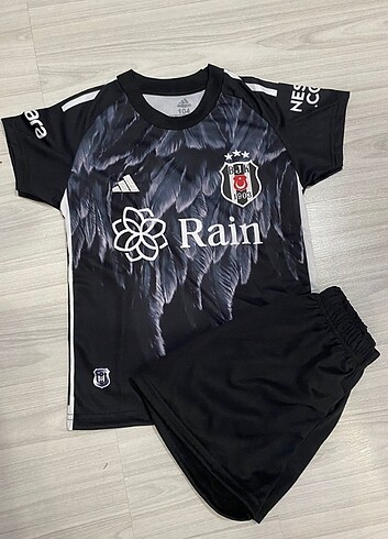 Beşiktaş Yeni Sezon Siyah Çocuk Forma 