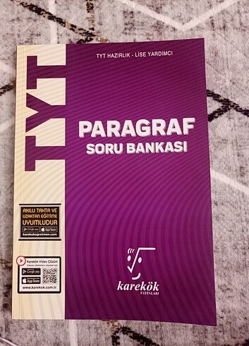 TYT Paragraf Soru bankası Karekök Yayınları 