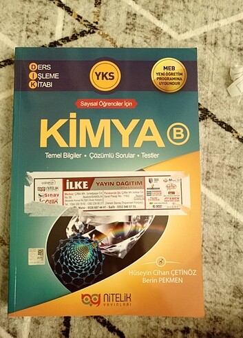 2 Kitap Tyt-Ayt Kimya Nitelik Yayınları 