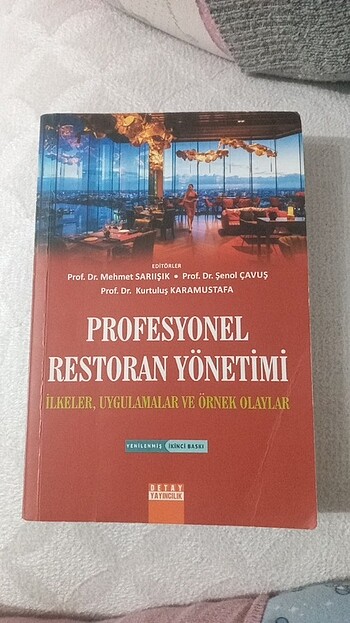 Profesyonel restoran yönetimi detay yayınları 