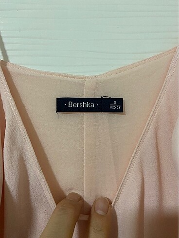 Bershka Pembe Günlük Elbise