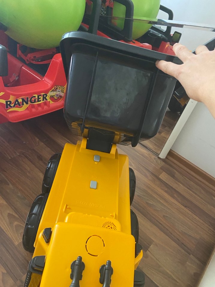 Sarı Renkli Oyuncak Kamyon - Görsel 5