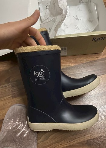 Igor Erkek Çocuk Lacivert Lastik Bot