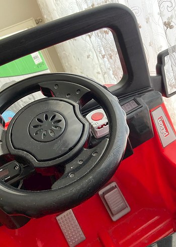 Kırmızı Elektrikli Çocuk Araba - Görsel 6