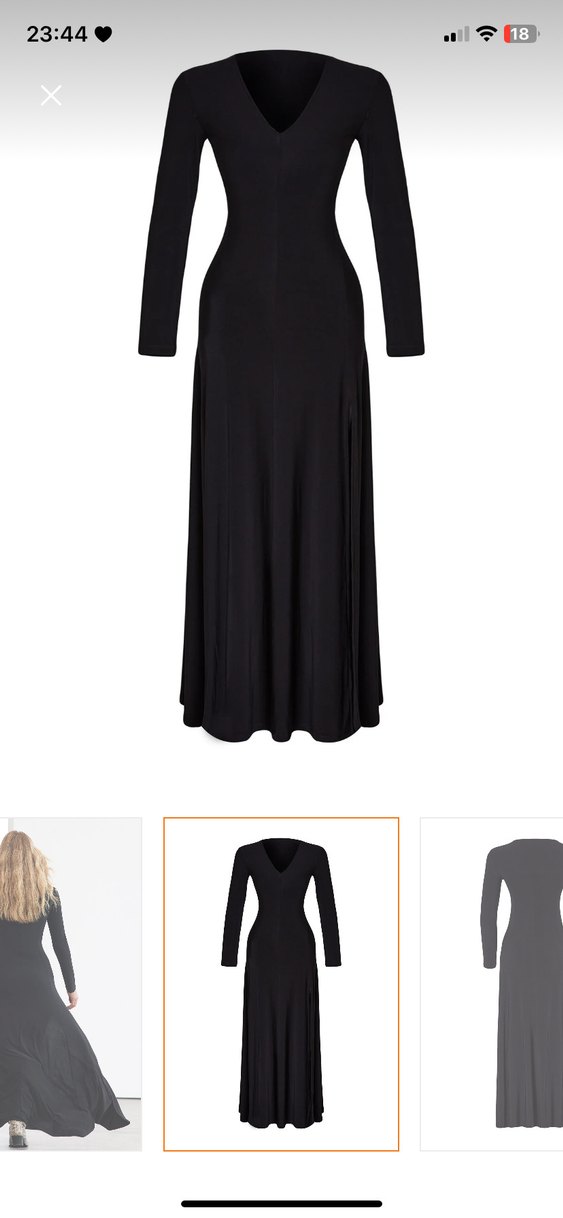 Siyah  Uzun Elbise - Görsel 4