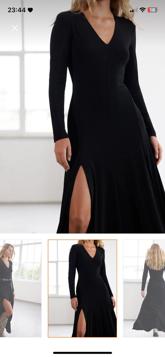 Siyah  Uzun Elbise - Görsel 3